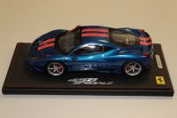 BBR Models 2013 Ferrari Ferrari 458 Speciale - CALIFORNIA BLUE - Blue metallic