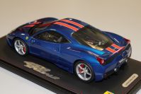 BBR Models 2013 Ferrari Ferrari 458 Speciale - CALIFORNIA BLUE - Blue metallic