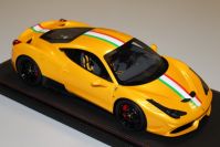 BBR Models 2013 Ferrari Ferrari 458 Speciale - GIALLO TRISTRATO / ITALIA - Yellow Tristrato