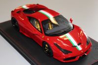 BBR Models 2013 Ferrari Ferrari 458 Speciale - RED / ITALIAN FLAG - Rosso Corsa