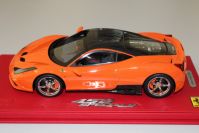 BBR Models 2013 Ferrari Ferrari 458 Speciale - ORANGE / CARBON ROOF - Orange / Carbon Fibre