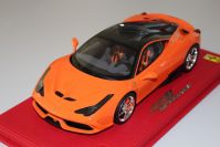 BBR Models 2013 Ferrari Ferrari 458 Speciale - ORANGE / CARBON ROOF - Orange / Carbon Fibre