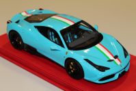 BBR Models  Ferrari Ferrari 458 Speciale - BABY BLUE / ITALIA - Baby Blue