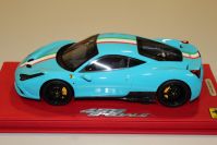 BBR Models  Ferrari Ferrari 458 Speciale - BABY BLUE / ITALIA - Baby Blue