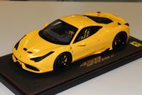 BBR Models 2013 Ferrari Ferrari 458 Speciale - GIALLO MODENA - Yellow Modena