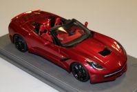 BBR Models 2014 Corvette Corvette Stingray Convertible - CRYSTAL RED  - Red Metallic