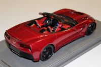 BBR Models 2014 Corvette Corvette Stingray Convertible - CRYSTAL RED  - Red Metallic