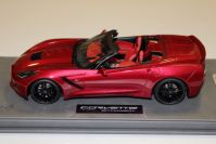 BBR Models 2014 Corvette Corvette Stingray Convertible - CRYSTAL RED  - Red Metallic