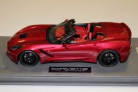 BBR Models 2014 Corvette Corvette Stingray Convertible - CRYSTAL RED  - Red Metallic