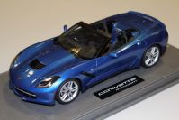 BBR Models 2014 Corvette Corvette Stingray Convertible - LAGUNA BLUE - Blue metallic