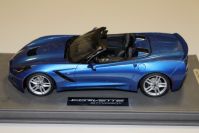 BBR Models 2014 Corvette Corvette Stingray Convertible - LAGUNA BLUE - Blue metallic