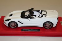 BBR Models 2014 Corvette Corvette Stingray Convertible - WHITE  - White