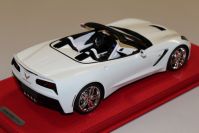BBR Models 2014 Corvette Corvette Stingray Convertible - WHITE  - White