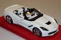 BBR Models 2014 Corvette Corvette Stingray Convertible - WHITE  - White
