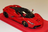 BBR Models 2013 Ferrari Ferrari LaFerrari - RED / CARBON - LUXURY 08- Red / Carbon Roof