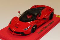 BBR Models 2013 Ferrari Ferrari LaFerrari - RED / CARBON - LUXURY 08- Red / Carbon Roof