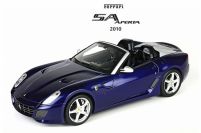 BBR Models 2010 Ferrari Ferrari 599 SA Aperta - BLUE Blue metallic