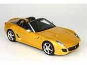 BBR Models 2010 Ferrari Ferrari 599 SA Aperta - YELLOW Yellow Tristrato