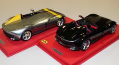 BBR Models  Ferrari Ferrari MONZA COUPLE - SP1 / SP2 Black / Silver