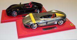 BBR Models  Ferrari Ferrari MONZA COUPLE - SP1 / SP2 Black / Silver