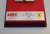 BBR Models 1982 Ferrari 43 Ferrari 126 C2 - GP San Marino - D.Pironi - #20/20 Red