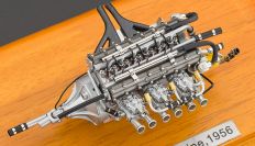 CMC Exclusive 1958 Maserati Maserati 300S - ENGINE - Silver