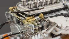 CMC Exclusive 1969 Ferrari Ferrari 312 P - ENGINE - Silver