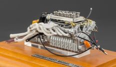 CMC Exclusive 1969 Ferrari Ferrari 312 P - ENGINE - Silver