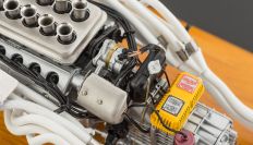 CMC Exclusive 1969 Ferrari Ferrari 312 P - ENGINE - Silver