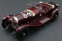 CMC Exclusive 1930 Alfa Romeo Alfa Romeo 6C 1750 GS - Mille Miglia #84 Red Vintage