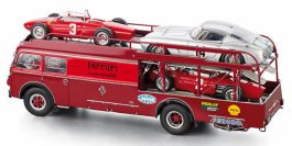 CMC Exclusive 1957 Fiat Ferrari Transporter Fiat 642 RN2 Bartoletti Red