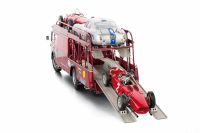 CMC Exclusive 1957 Fiat Ferrari Transporter Fiat 642 RN2 Bartoletti Red