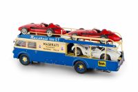 CMC Exclusive 1957 Fiat Maserati Transporter Fiat 642 RN2 Bartoletti Blue / Cream