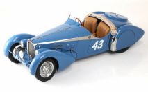 CMC Exclusive 1938 Bugatti BUGATTI 57SC Corsica 1938 Sport Version Blue Azzuro