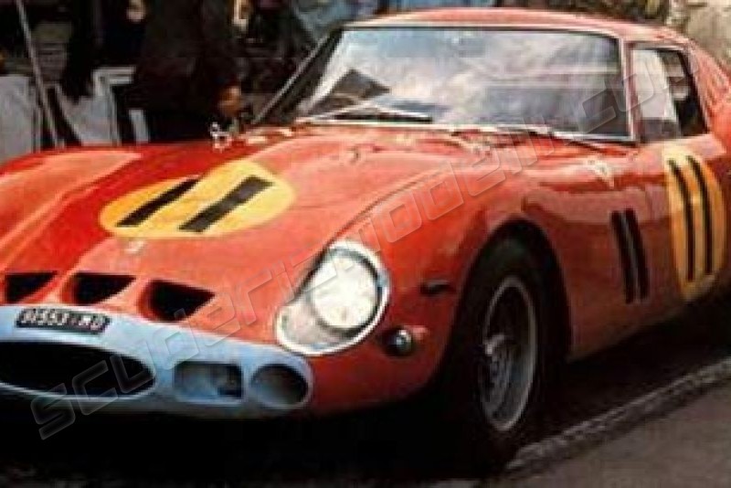 Adesivi Ferrari 250 GTO Tourist Trophy 1963 – Multiscala 1:32, 1:43, 24, 18, 64, 87 – Per Slot E Modellismo