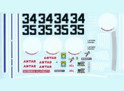 Decal 365 GTB/4 Daytona 24 Le Mans #34 [in stock]