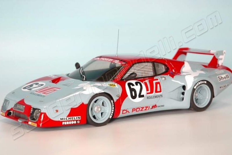 Décalcomanies Ferrari 512 BB Le Mans 1979 échelle 1/43 - Pour Modélisme Slot, Neuf