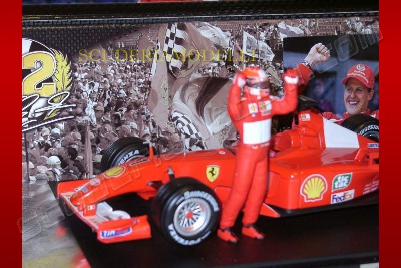 Hot Wheels Racing 1/43 - Ferrari F1 2001 De M. Schumacher - Occasion