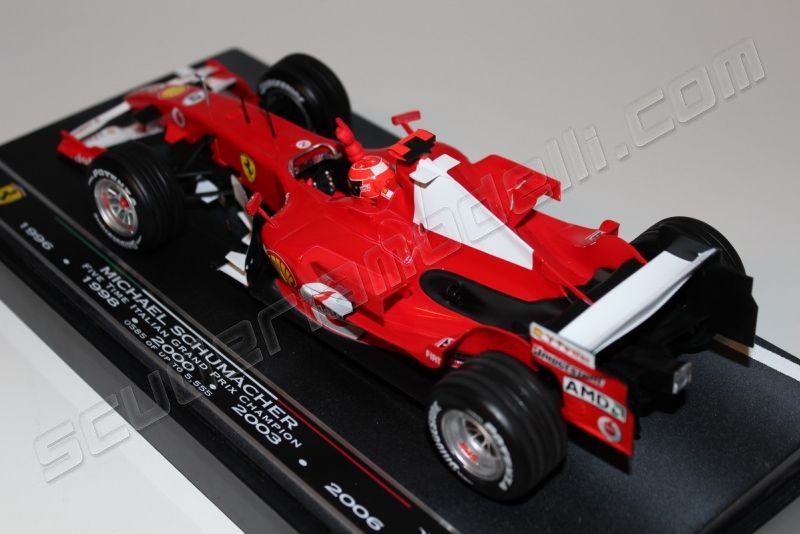 Ferrari F248 M.Schumacher Five Time Italian GP Champion M6713 1/18 HotWheels 