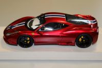 MR Collection  Ferrari Ferrari 458 Speciale - ROSSO FUOCCO - ONE OFF - Red Metallic