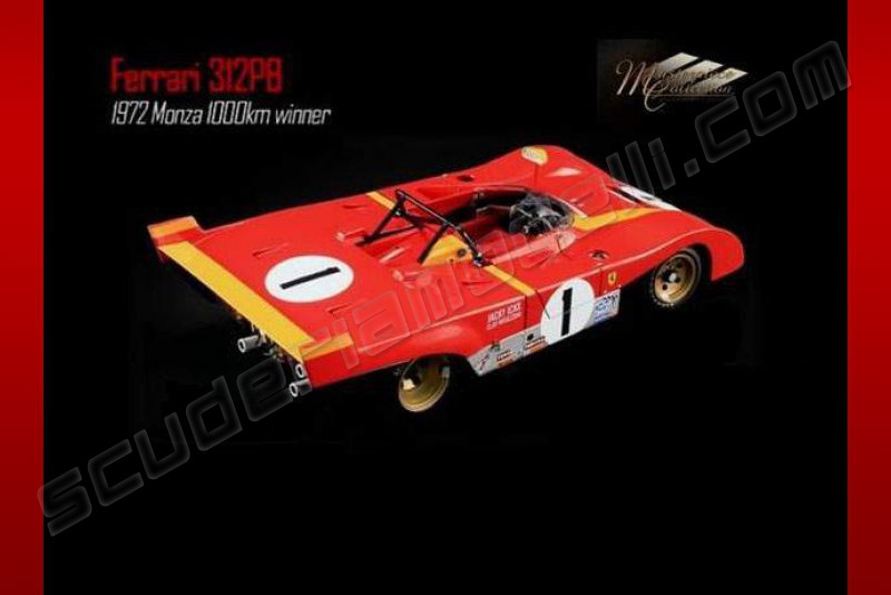 GMP 1:18 - Voiture Miniature - FERRARI 312 PB Vainqueur Des 1000 Km De Monza 1972