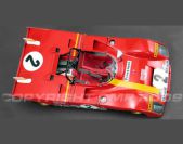 GMP 1972 Ferrari Ferrari 312 PB - #2 SEBRING Red