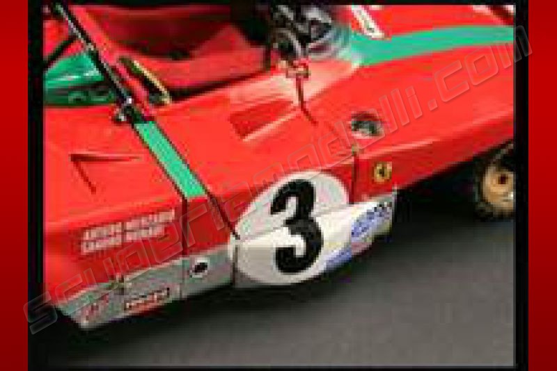 1/18 Gmp 1972 Ferrari 312pb #3 - A. Merzario / S. Munari - Targa Florio