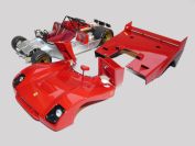 GMP 1972 Ferrari Ferrari 312 PB - RED PROTOTYP - Red