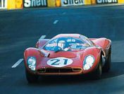 GMP 1967 Ferrari Ferrari 330 P4 Coupé - #21 Le Mans - Red