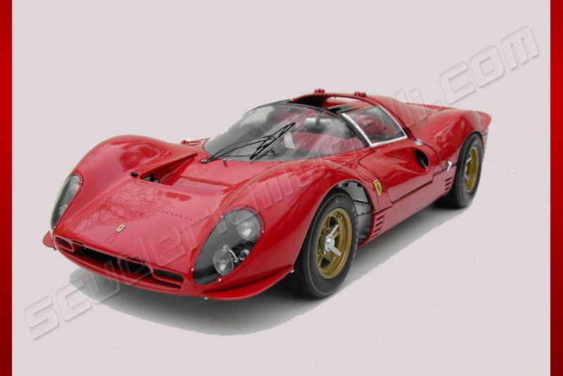 GMP 1967 Ferrari Ferrari 330 P4 Spider - PROVA RED - Red