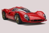 GMP 1967 Ferrari Ferrari 330 P4 Coupé - PROVA RED - Red