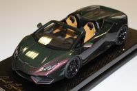 MR Collection 2016 Lamborghini Lamborghini Huracán Spyder LP 610-4 - CHAMELEON SILVER / GRE Red Matt