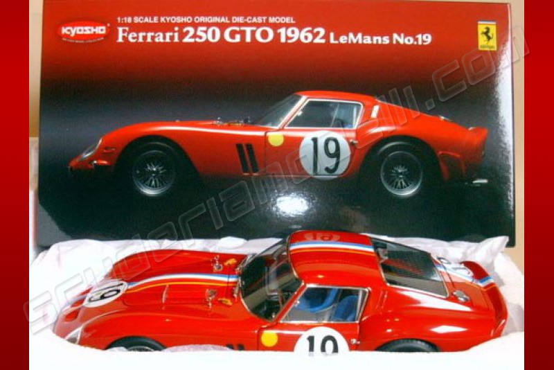 Kyosho Ferrari 250 GTO - #19 LE MANS - - Scuderiamodelli by Robert