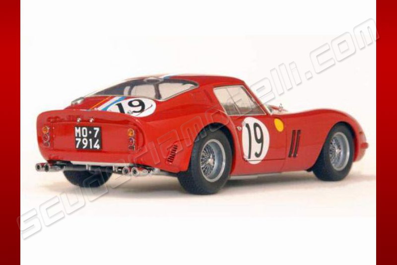 Kyosho Ferrari 250 GTO - #19 LE MANS - - Scuderiamodelli by Robert